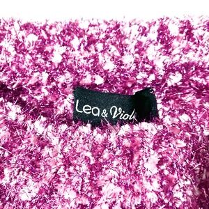 NWT Lea & Viola Metallic Sweater